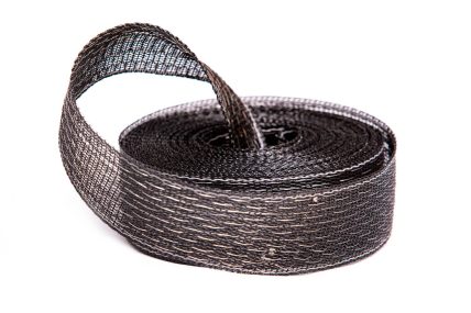 Black Tape with 2 Reflective strands top and bottom